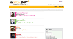 Desktop Screenshot of myofficialstory.com