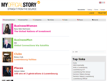 Tablet Screenshot of myofficialstory.com